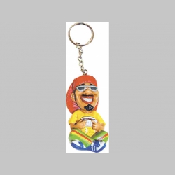 Rastaman - Rastafari  kľúčenka 3D vyrezávaná, materiál 100% polyresin